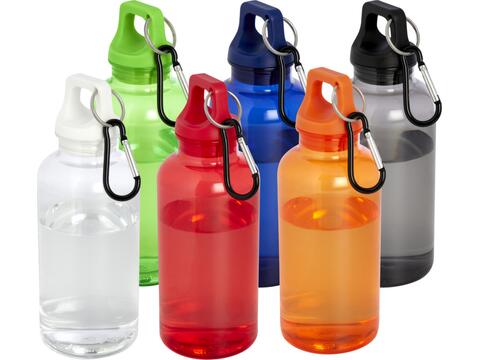 Oregon 400 ml RCS certified recycled plastic water bottle with carabiner