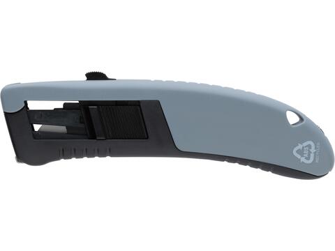 RCS certified recycled plastic Auto retract safety knife