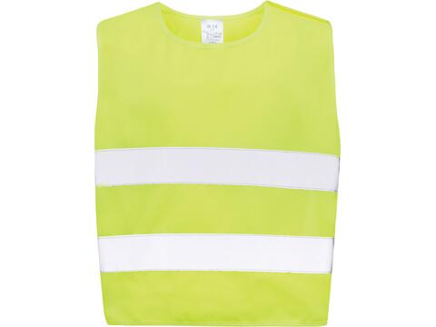 GRS recycled PET high-visibility safety vest 3-6 years