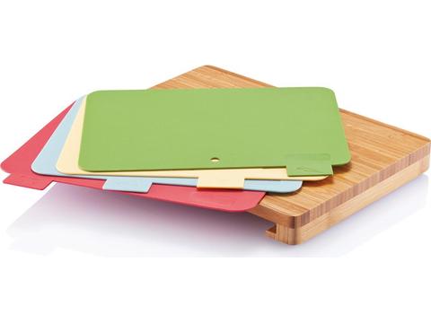 Cutting board with 4pcs hygienic boards