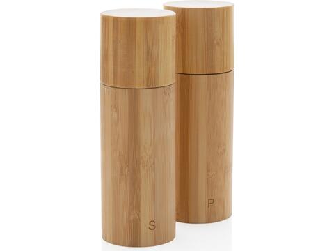 Ukiyo bamboo salt and pepper mill set