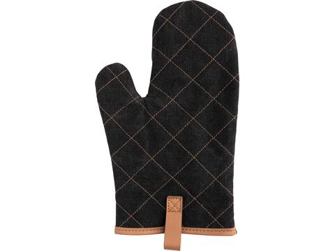 Deluxe canvas oven mitt