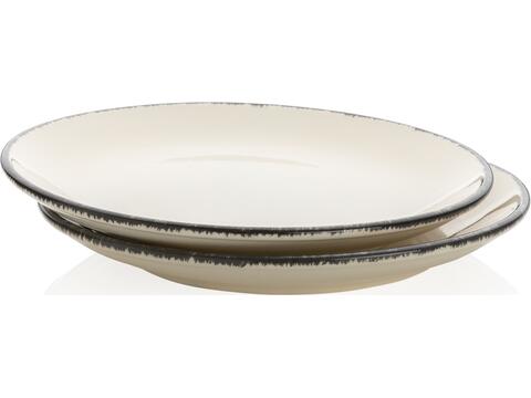 Ukiyo dinner plate set of 2