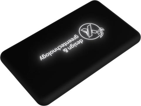 P29 5000 mAh powerbank solar met oplichtend logo