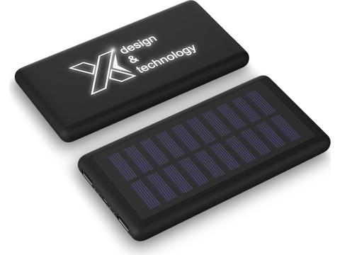 P30 light-up solar 8000 mAh powerbank