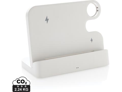 Joltz RCS recycled plastic dual 15W charger with iWatch slot