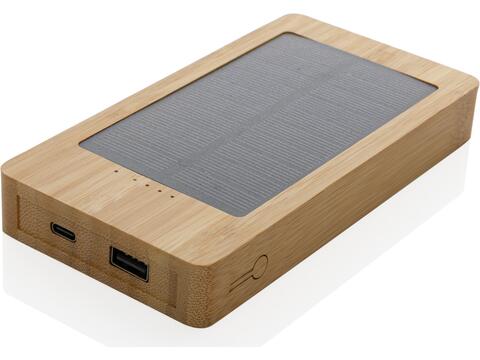 Sunwick 10.000 mAh Bamboo solar powerbank