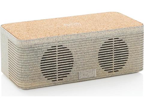 Wheatstraw wireless charging speaker