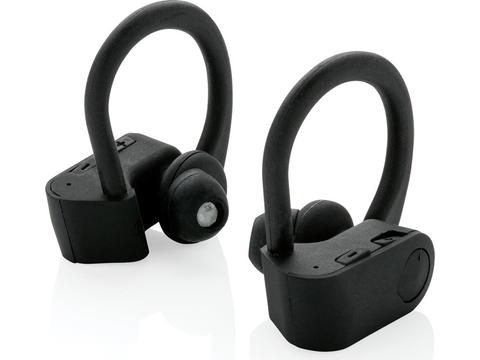 TWS sport earbuds in charging case