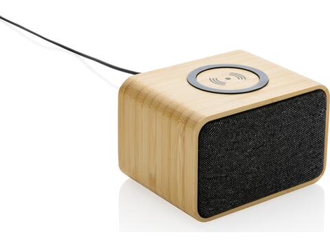 RCS Rplastic speaker with FSC® bamboo 5W wireless