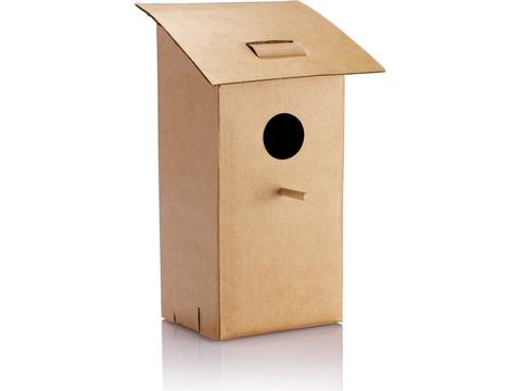 Foldable bird house