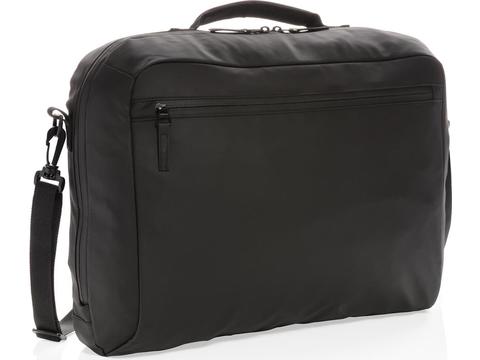 Fashion black 15.6" laptop bag PVC free