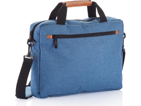 Fashion duo tone laptop bag