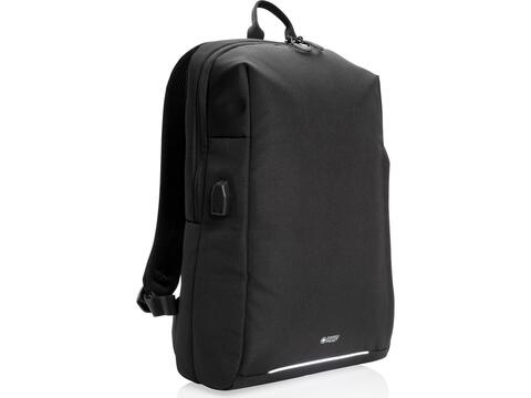 Swiss Peak AWARE™ RFID and USB laptop backpack