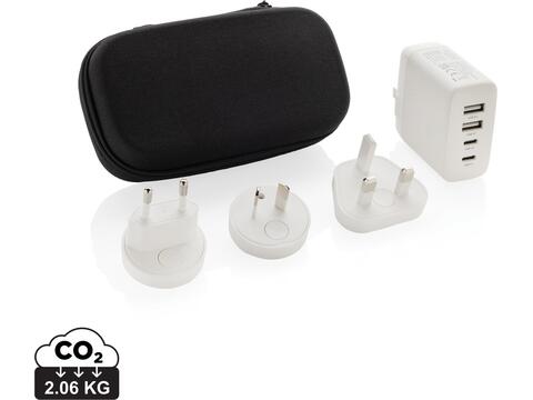 TravelCharge Pro RCS rplastic travel charger with USB C