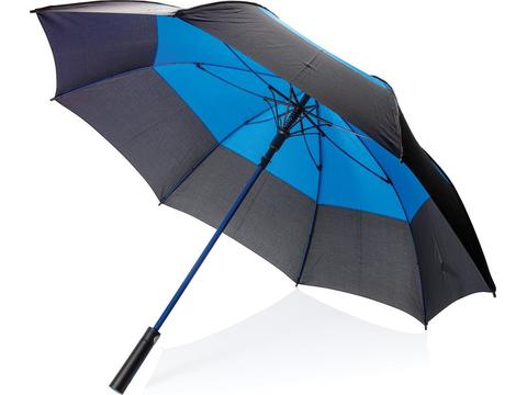 27" auto open duo colour storm proof umbrella