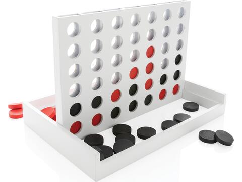 Connect four wooden game