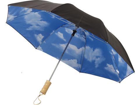 21'' Blue skies 2-section automatic umbrella