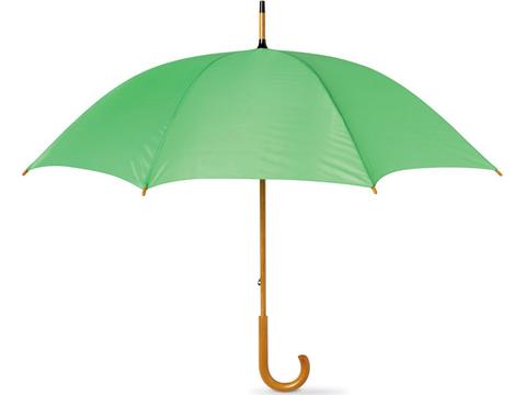 Wooden shaft umbrella