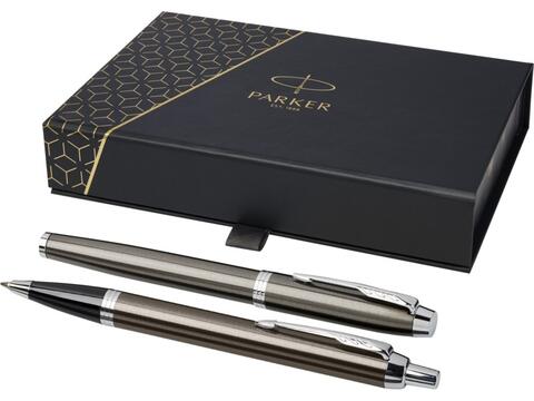 Parker IM rollerball and ballpoint pen set