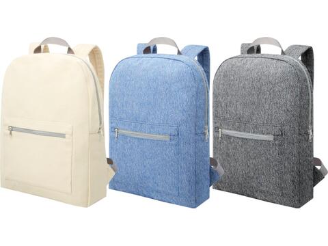 Pheebs 210 g/m² recycled cotton and polyester backpack