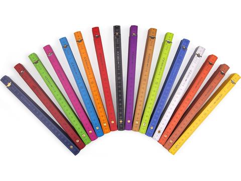 Coloured rulers - 2 meters