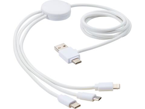 Pure 5-in-1 charging cable with antibacterial additive