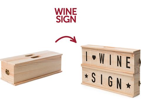 Rackpack Wine Sign