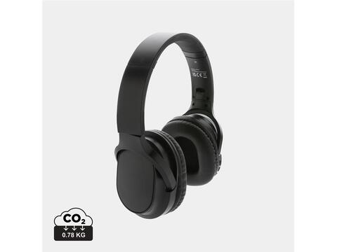 RCS recycled plastic Elite Foldable wireless headphone