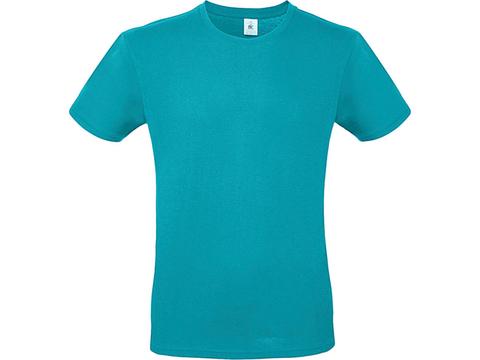 Ringgesponnen T-shirt-echt turquoise