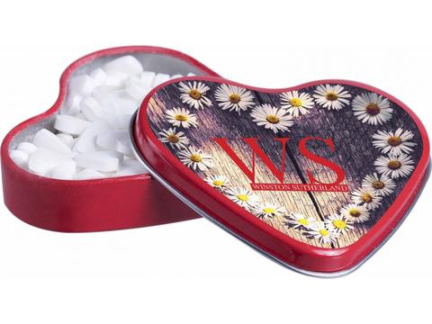 Heart shaped tin Full Colour