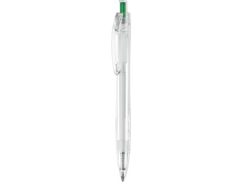 Button ball push pen in RPET