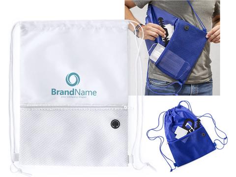 Drawstring backpack - hygiene kits