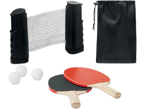 Table tennis set