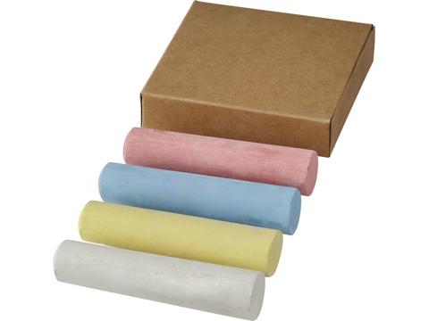 4-piece chalk set in natural box