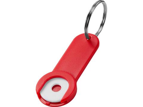Shoppy coin holder key chain