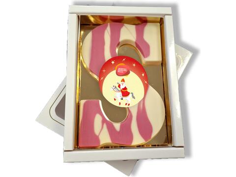Saint Nicholas Pink/White Strawberry Cream Letter