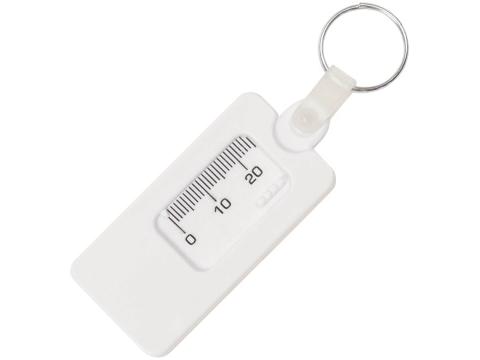 Key-ring tyre gauge