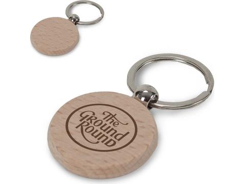 Key Ring Wood Round