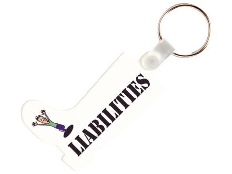 Plastic key-ring Boot