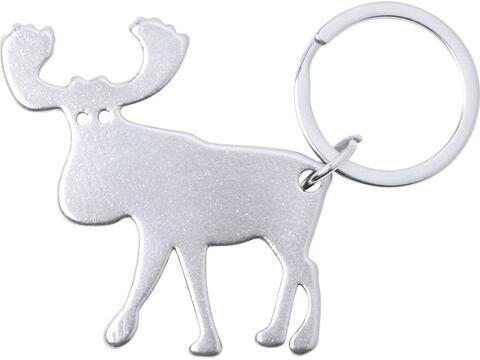 Keychain opener with Xmas reindeer