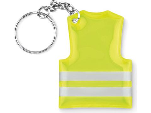 Reflective vest key chain
