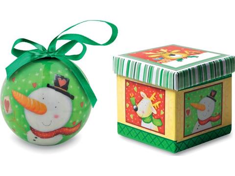 Christmas bauble in gift box