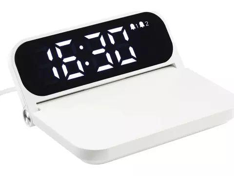 Fast Wireless Charger with alarm clock - 15W