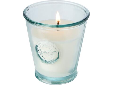 Luzz soybean candle with recycled glass holder