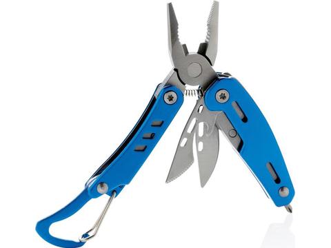 Solid mini multitool with carabiner