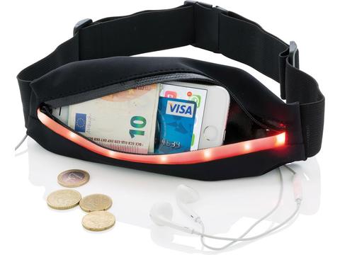 Running belt with LED