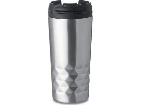 Double wall travel mug