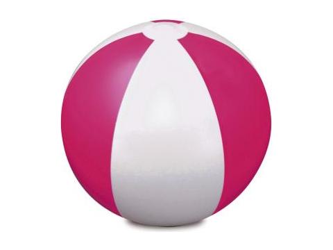 Two colour beach ball