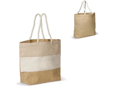 Beach bag jute/juco/cancas